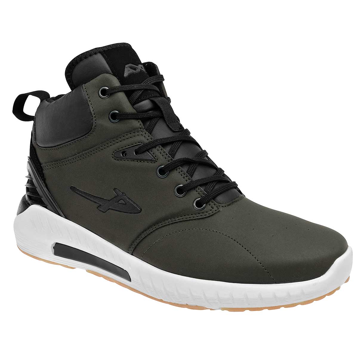 Tenis deportivos Exterior Sintético Color Olivo Para Hombre De Pontiac