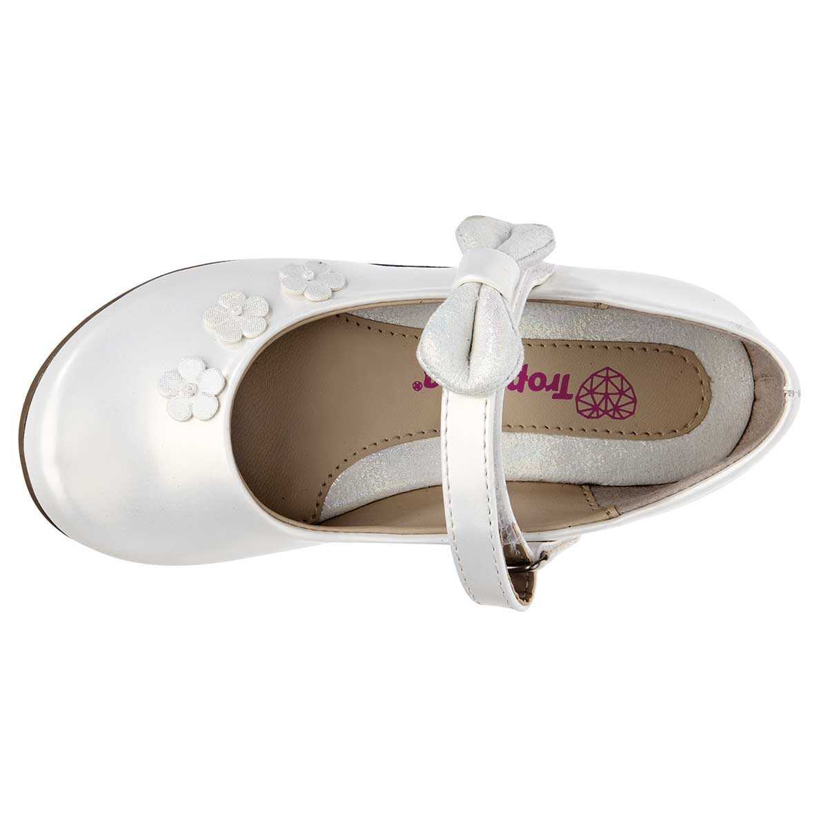 Zapatos mary jane Exterior Sintético Color Blanco Para Niña De Tropicana