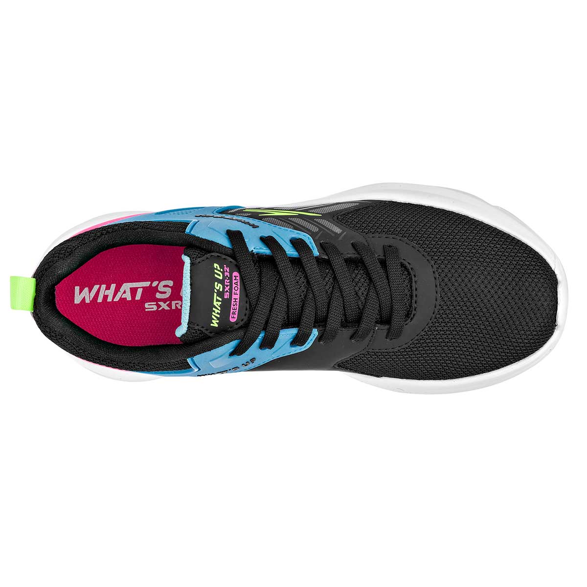 Tenis tipo deportivo Exterior Sintético Color Negro Para Mujer De What's U?