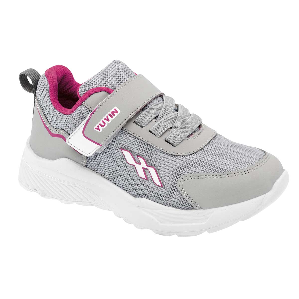 Tenis deportivos Exterior Textil Color Gris Para Niña De Yuyin