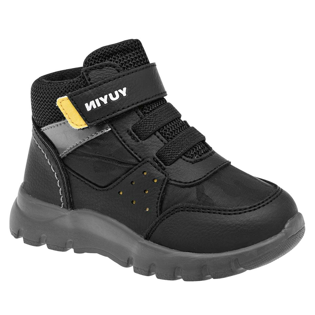 Botas Exterior Sintético Color Negro Para Niño De Yuyin