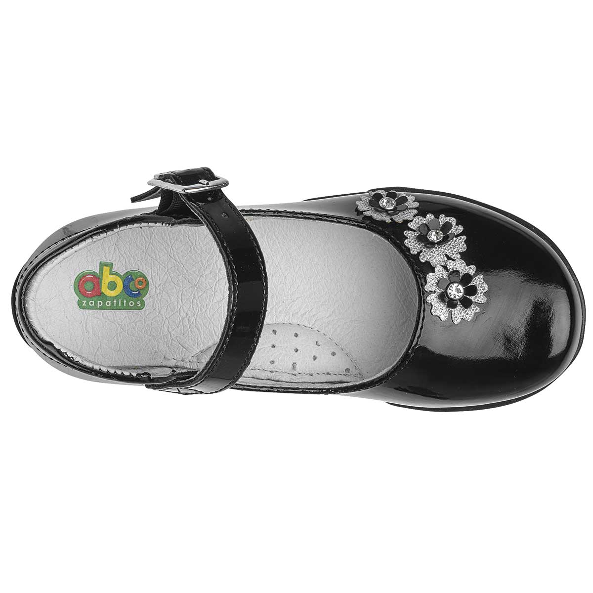 Zapatos mary jane Exterior Sintético Color Negro De Charol Para Niña De Abc Zapatitos