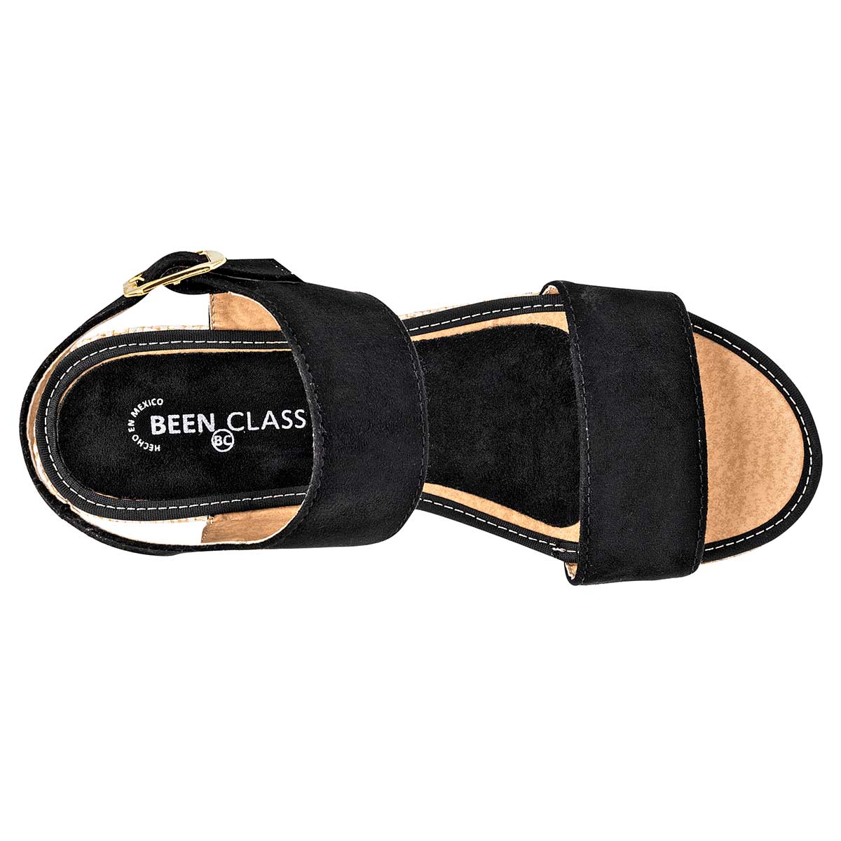 Sandalias con plataforma Exterior Textil Color Negro Para Mujer De Been Class