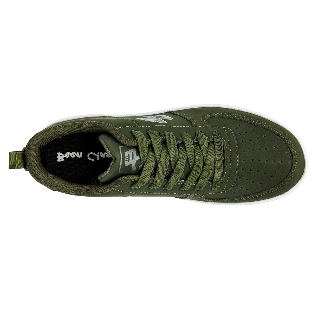 Tenis con cordones Exterior Sintético Color Olivo Para Mujer De Been Class