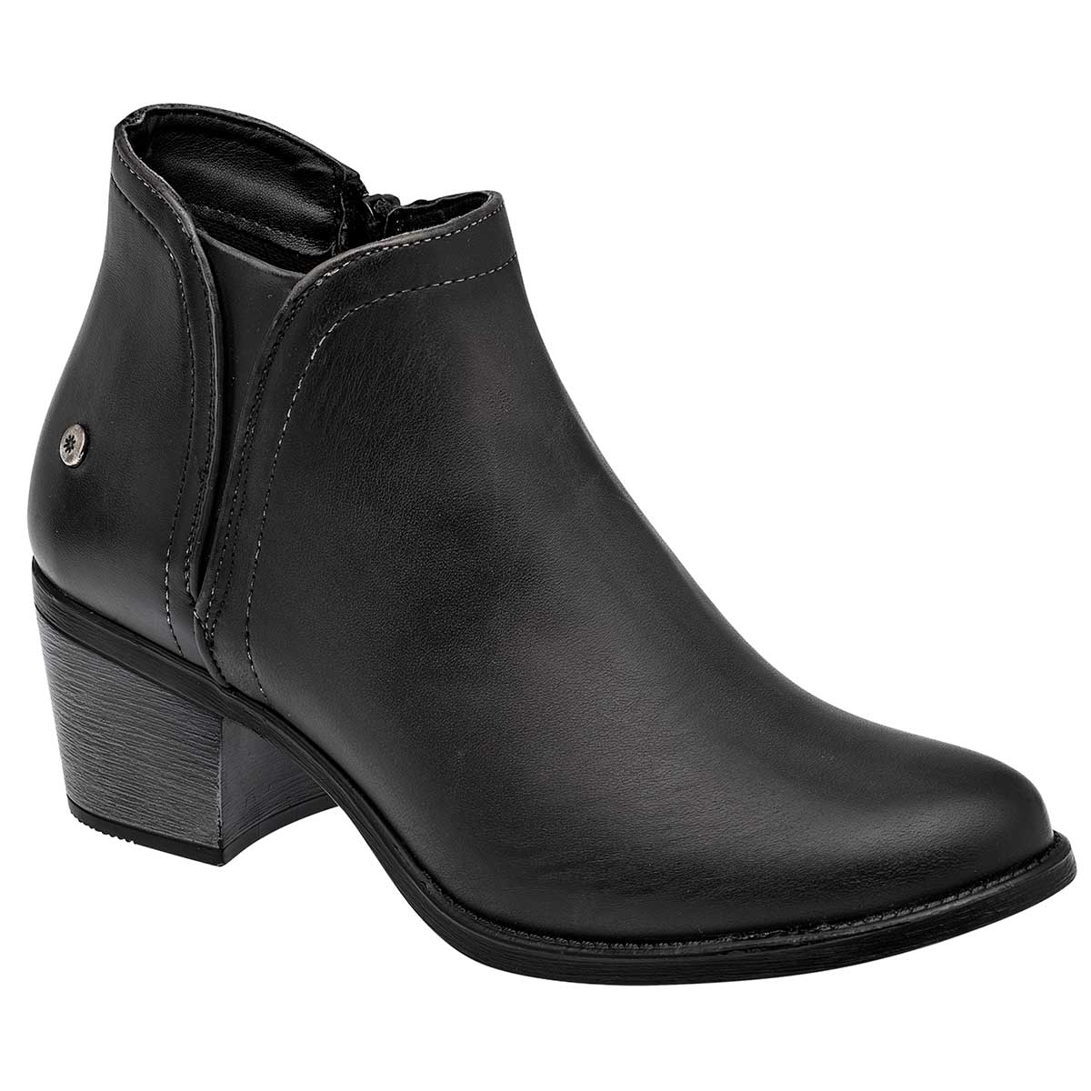 Botas tipo western Exterior Sintético Color Negro Para Mujer De Moramora