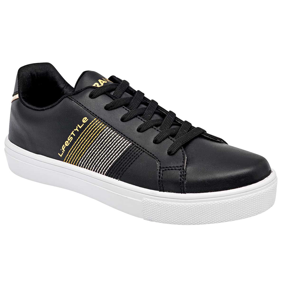 Con cordones Exterior Sintético Color Negro Para Mujer De Moramora