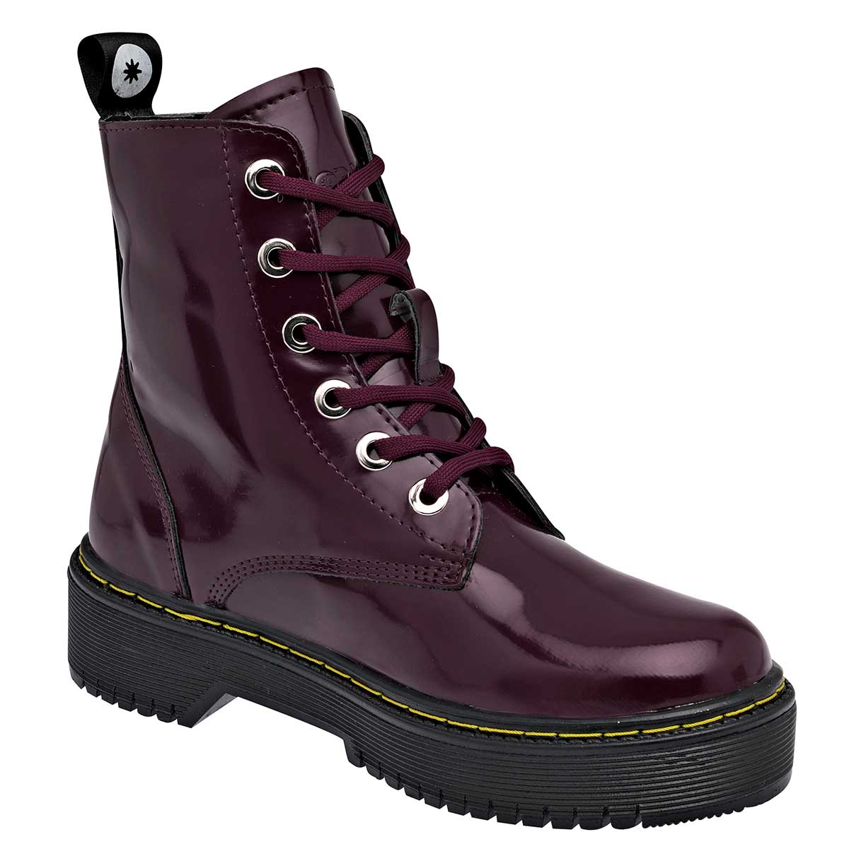 Bota casual Exterior Sintético Color Vino Para Mujer De Moramora