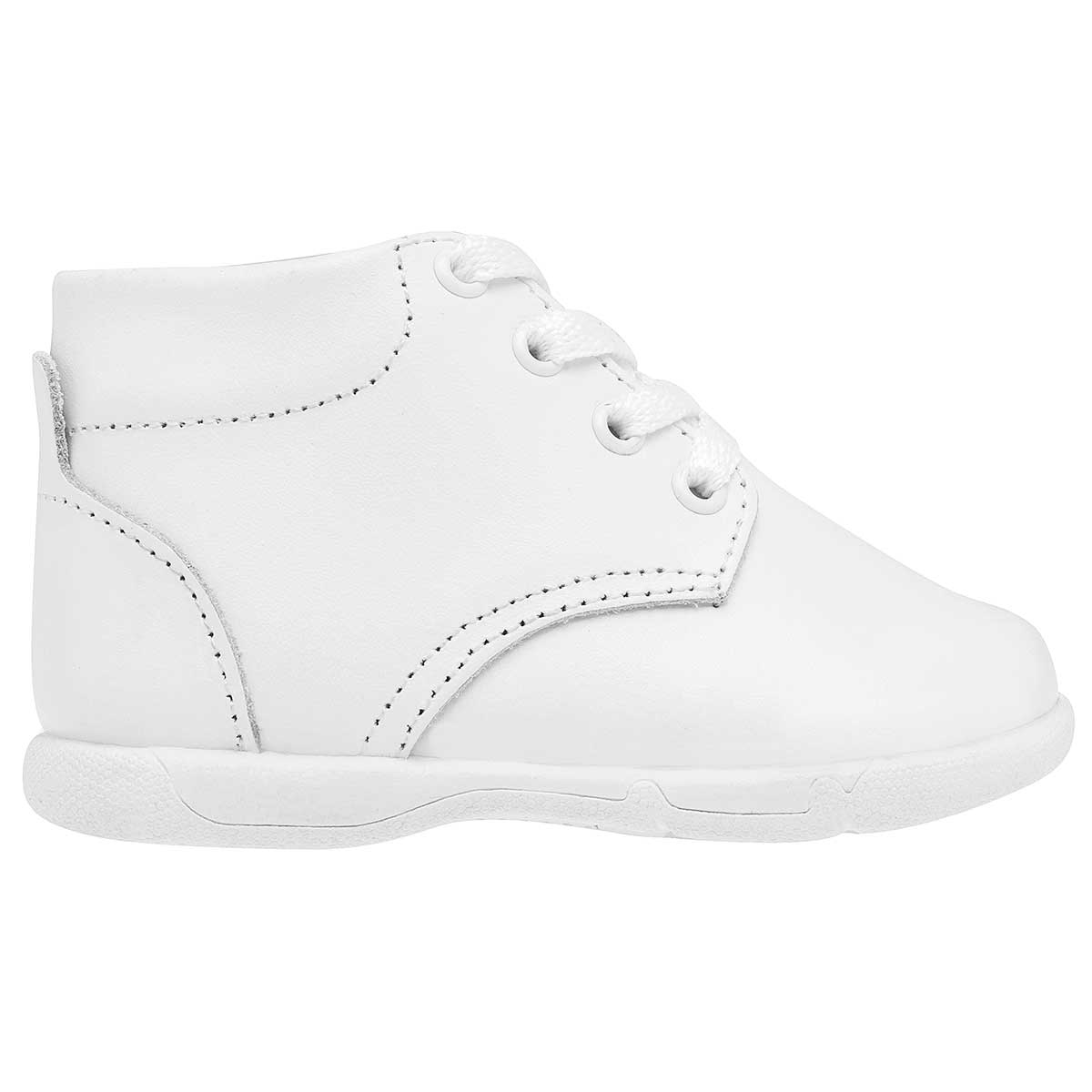 Zapatos recién nacido Exterior Piel Color Blanco Para Bebés De Chaparrin