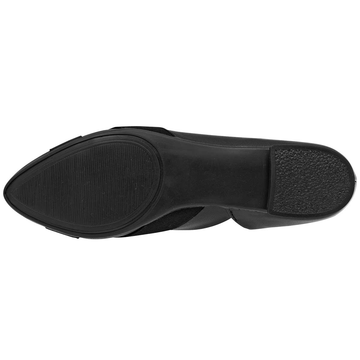 Flats puntales Exterior Sintético Color Negro Para Mujer De Moramora