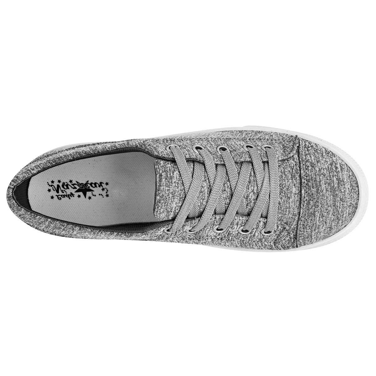 Tenis con cordones Exterior Sintético Color Gris Para Mujer De Nazzcar