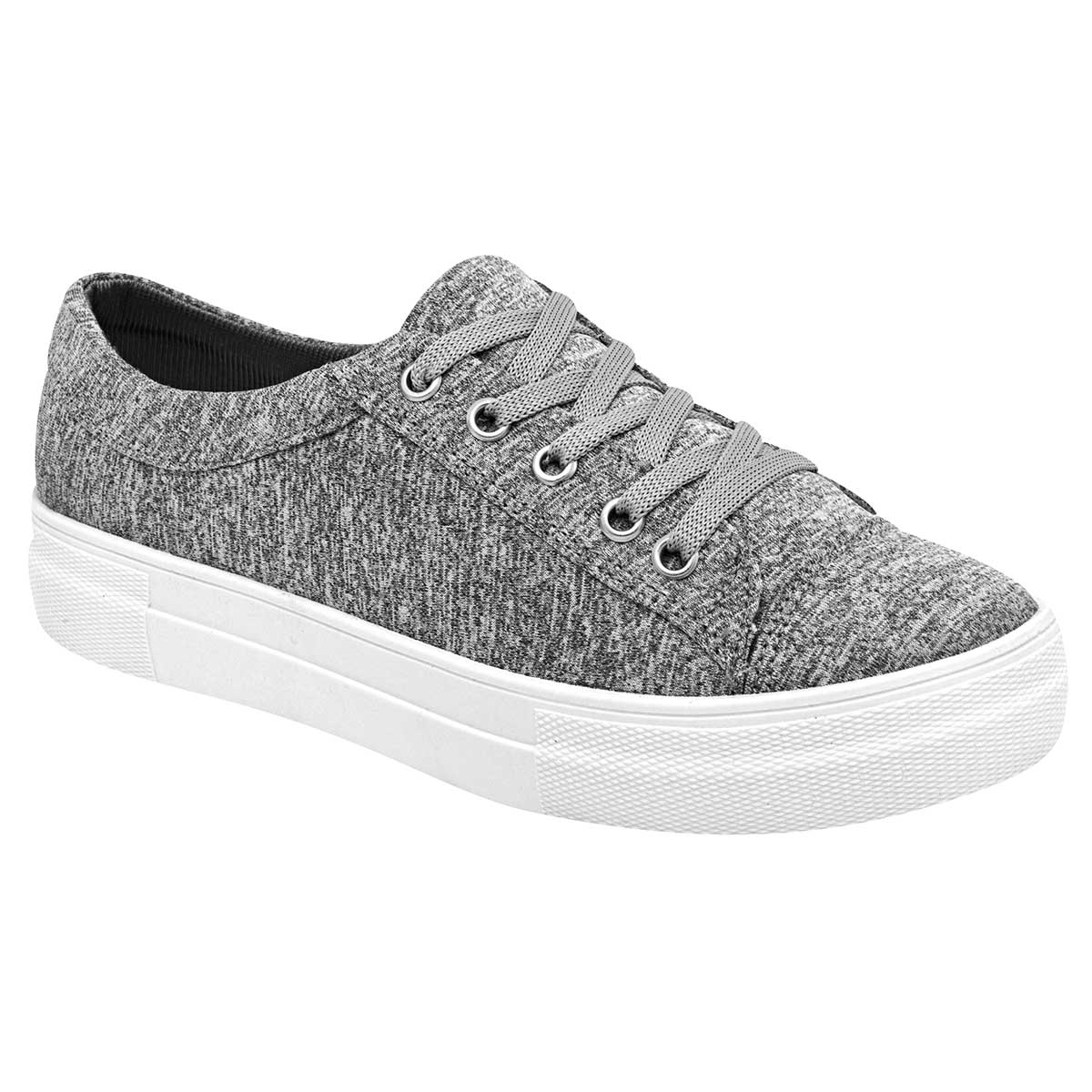 Con cordones Exterior Sintético Color Gris Para Mujer De Nazzcar