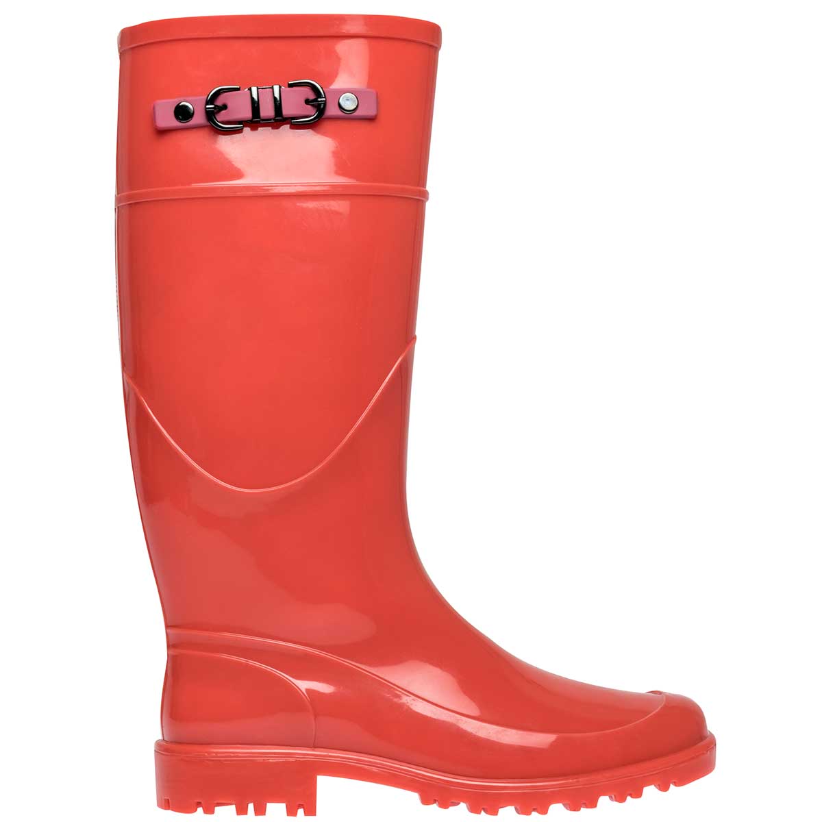 Botas de lluvia Exterior Sintético Color Naranja Para Mujer De Top Moda