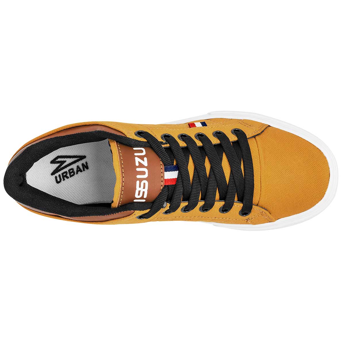 Tenis con cordones Exterior Textil Color Amarillo Para Hombre De Celex