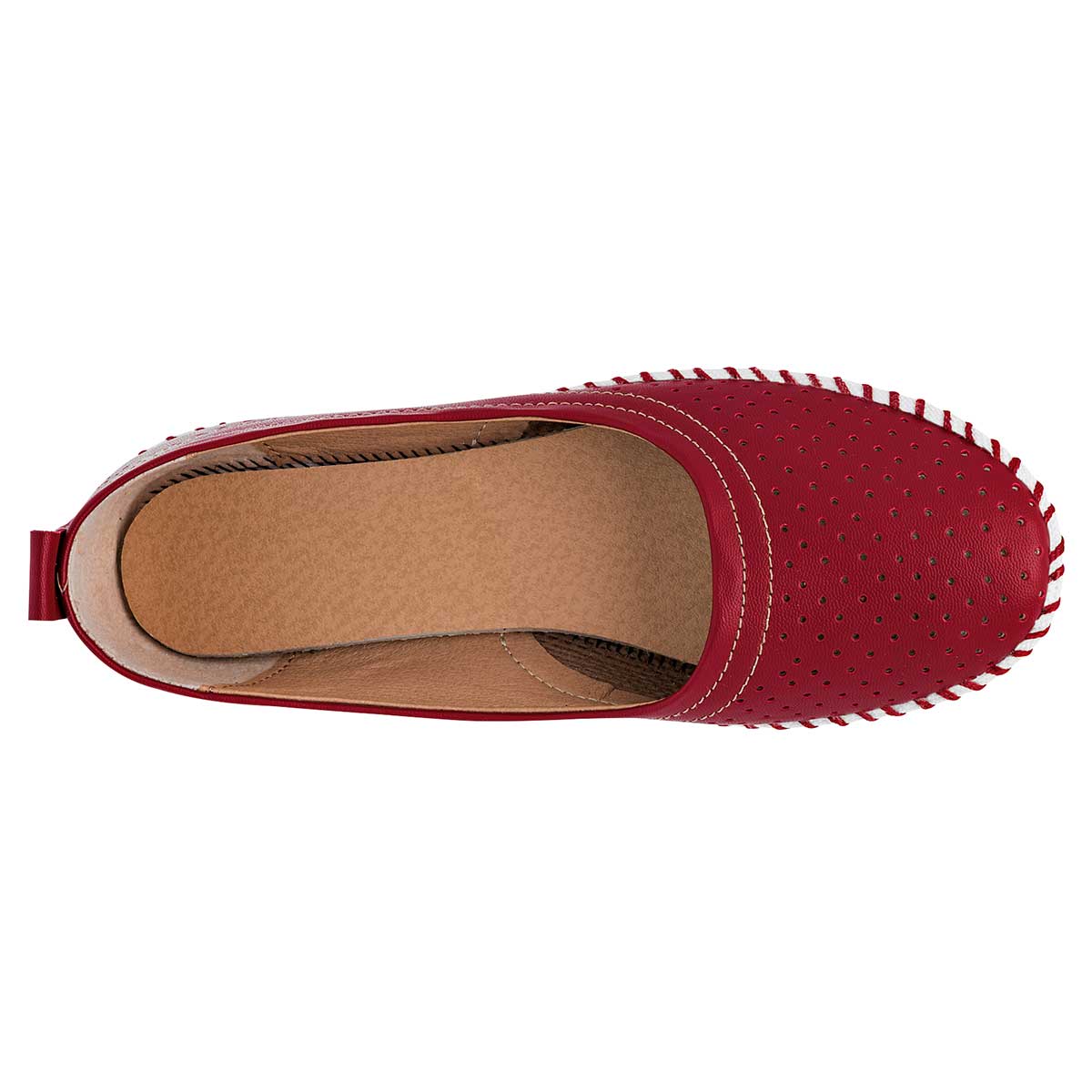 Confort Exterior Sintético Color Rojo Para Mujer De Been Class