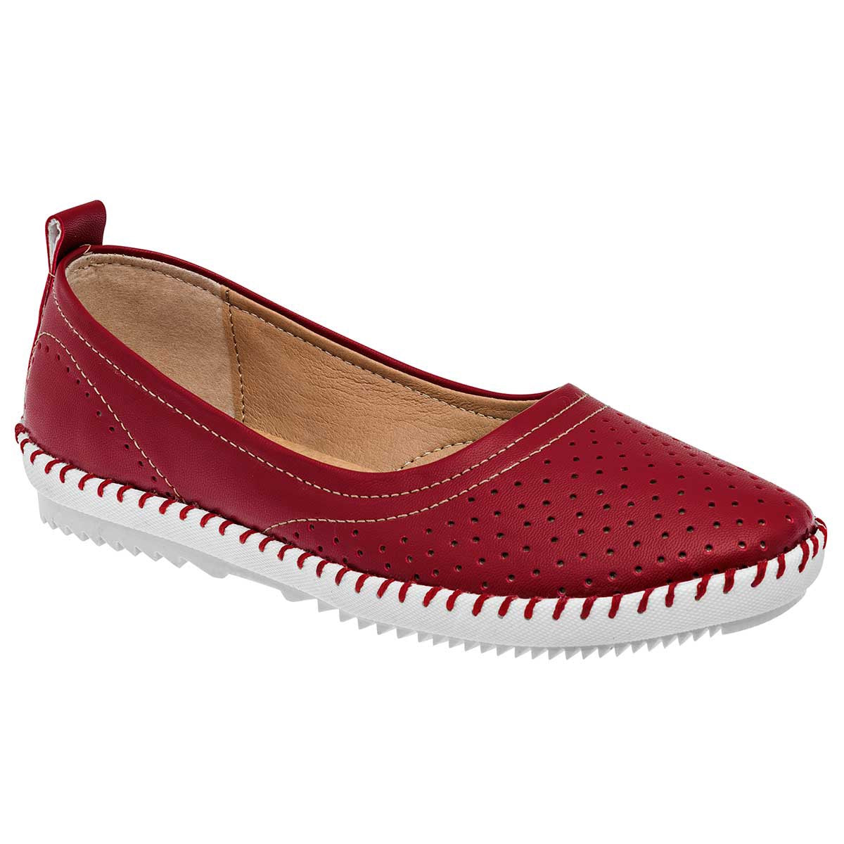 Confort Exterior Sintético Color Rojo Para Mujer De Been Class