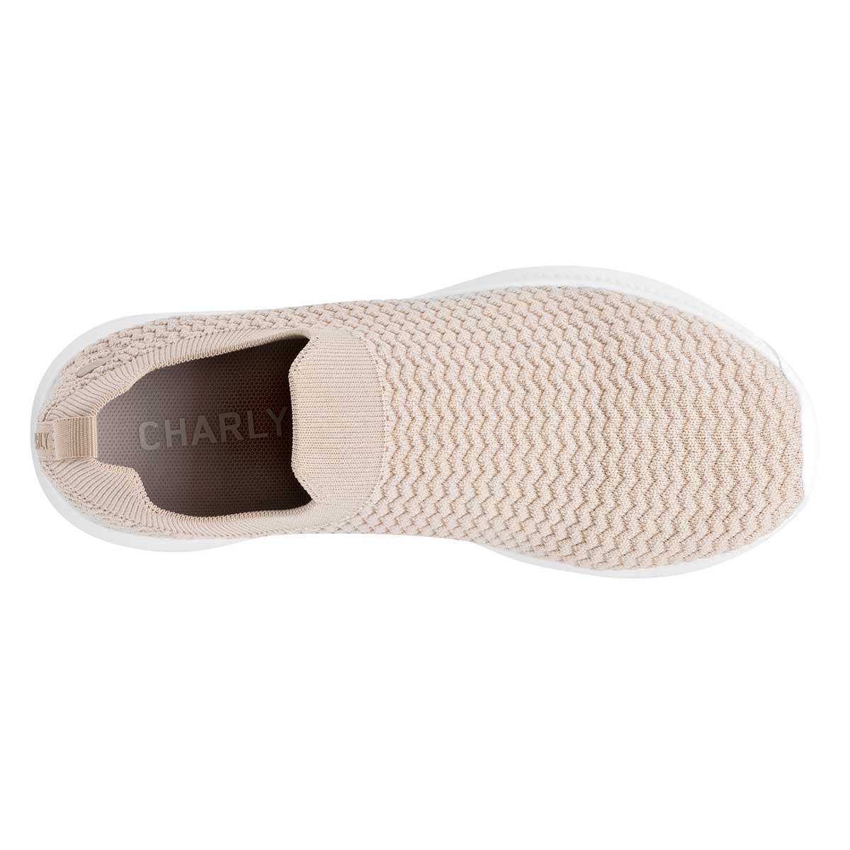 Tenis sin cordones Exterior Textil Color Beige  Para Mujer De Charly
