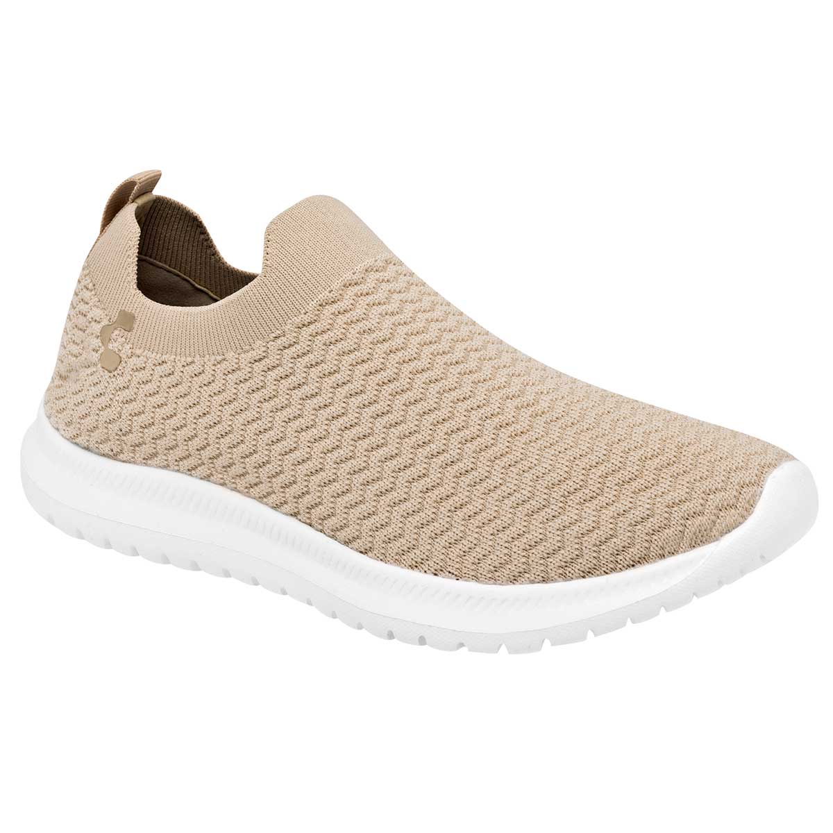 Tenis sin Cordones Exterior Textil Color Beige  Para Mujer De Charly