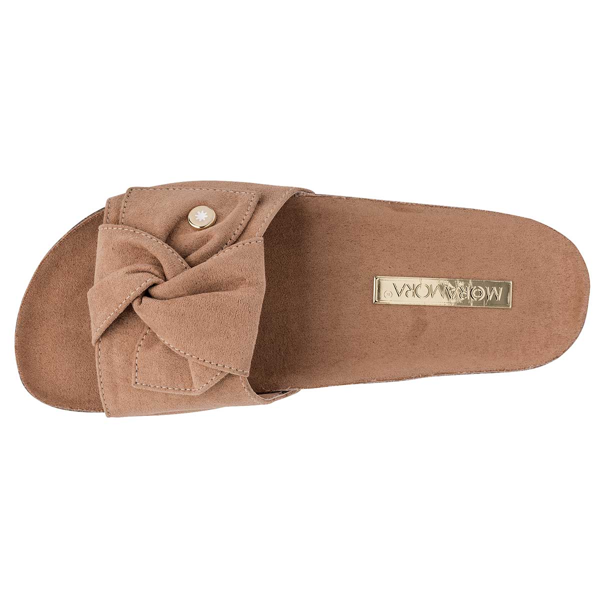 Sandalias de piso Exterior Sintético Color Beige  Para Mujer De Moramora