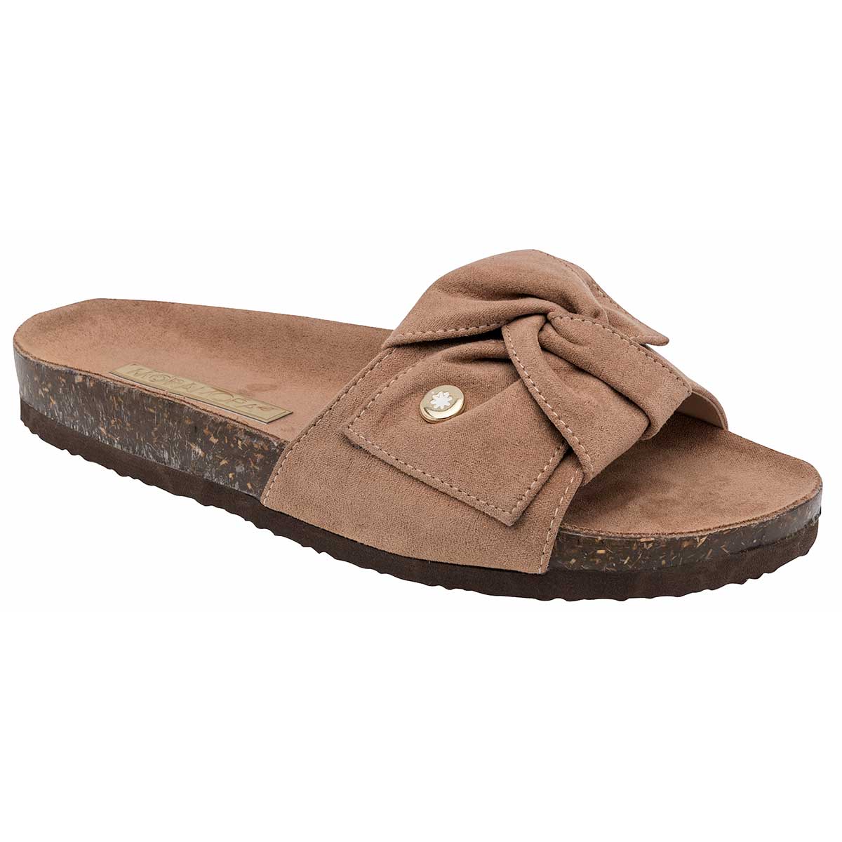 Sandalias de piso Exterior Sintético Color Beige  Para Mujer De Moramora