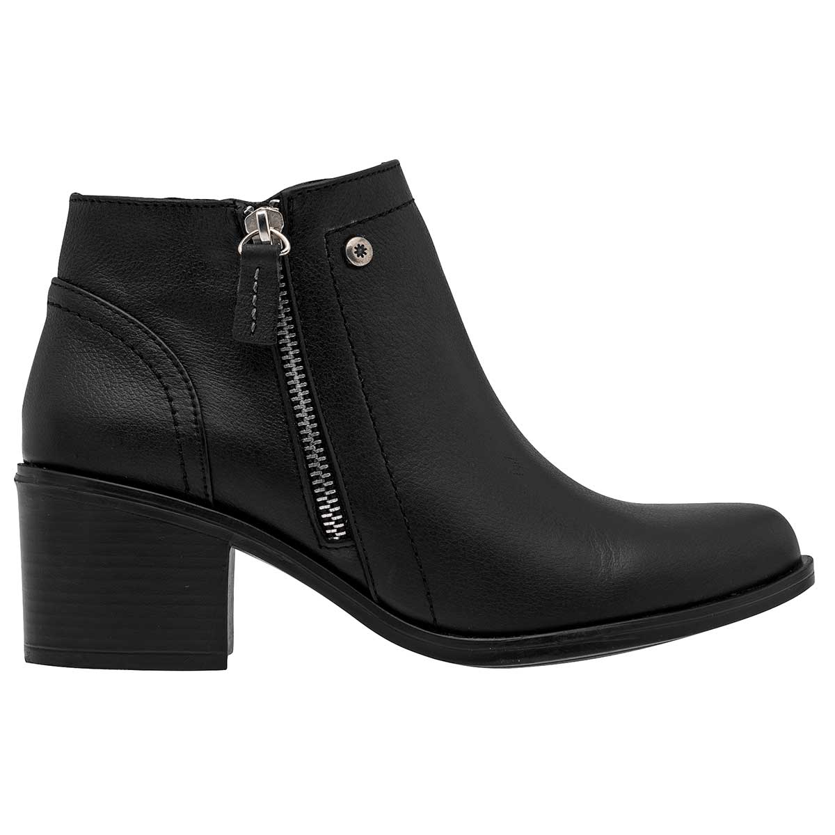 Botas tipo western Exterior Piel Color Negro Para Mujer De Moramora