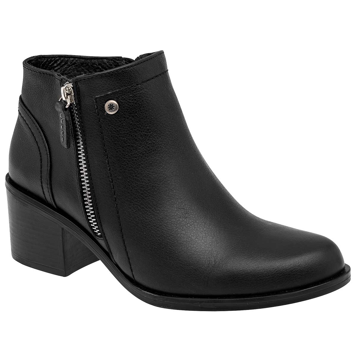 Botas tipo western Exterior Piel Color Negro Para Mujer De Moramora