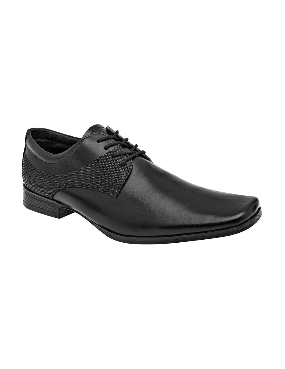 Oxfords Exterior Sintético Color Negro Para Hombre De RBCOLLECTION