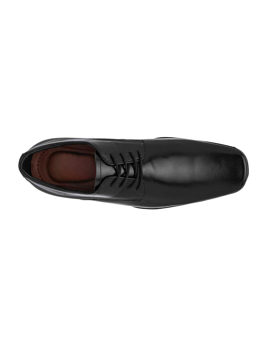 Oxfords Exterior Sintético Color Negro Para Hombre De RBCOLLECTION