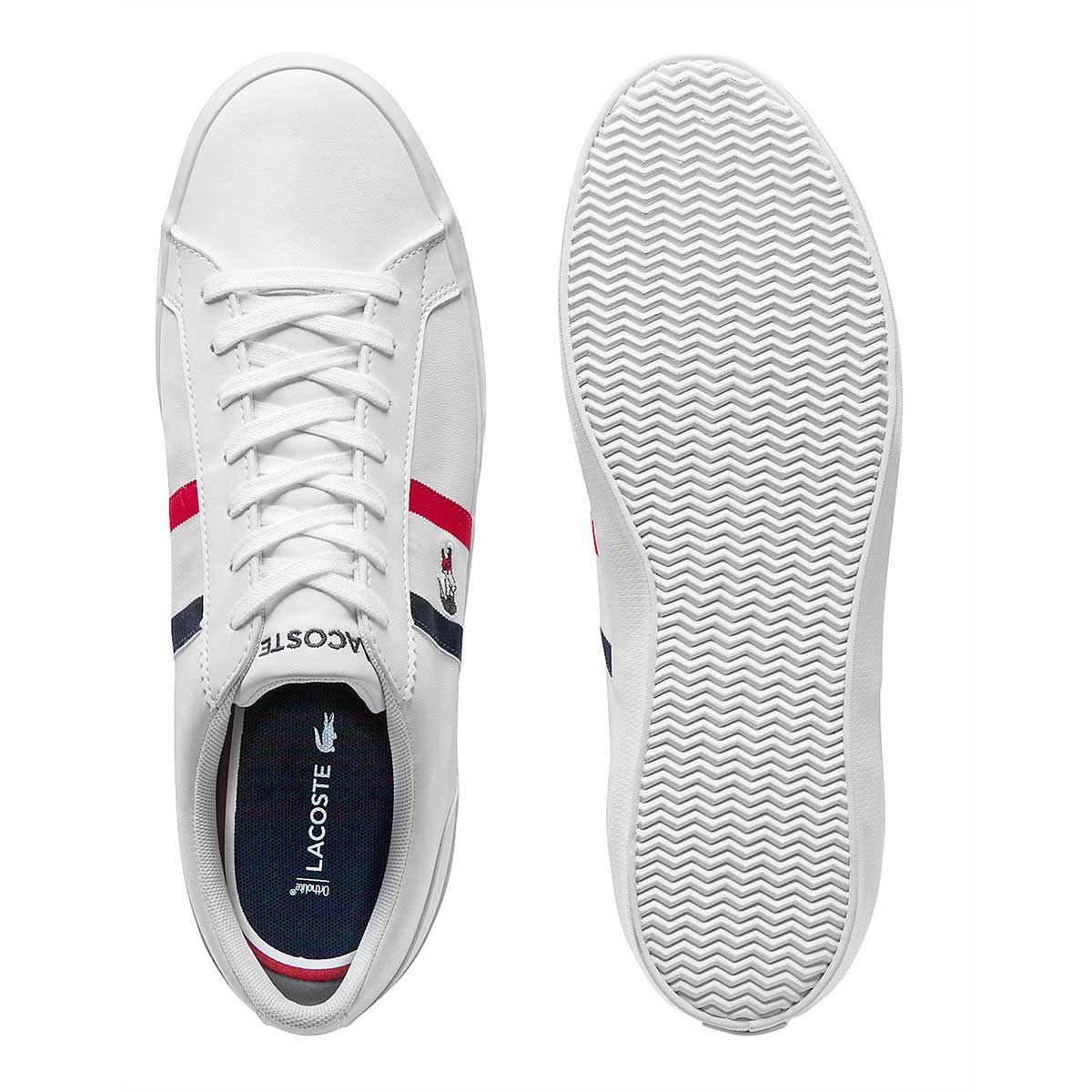 Tenis 739CMA0044-407 Para Hombre Color Blanco De Lacoste