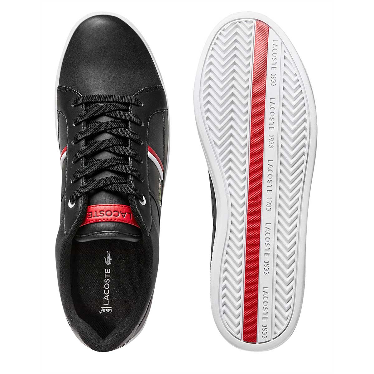 Tenis 740SMA0007-312 Para Hombre Color Negro De Lacoste