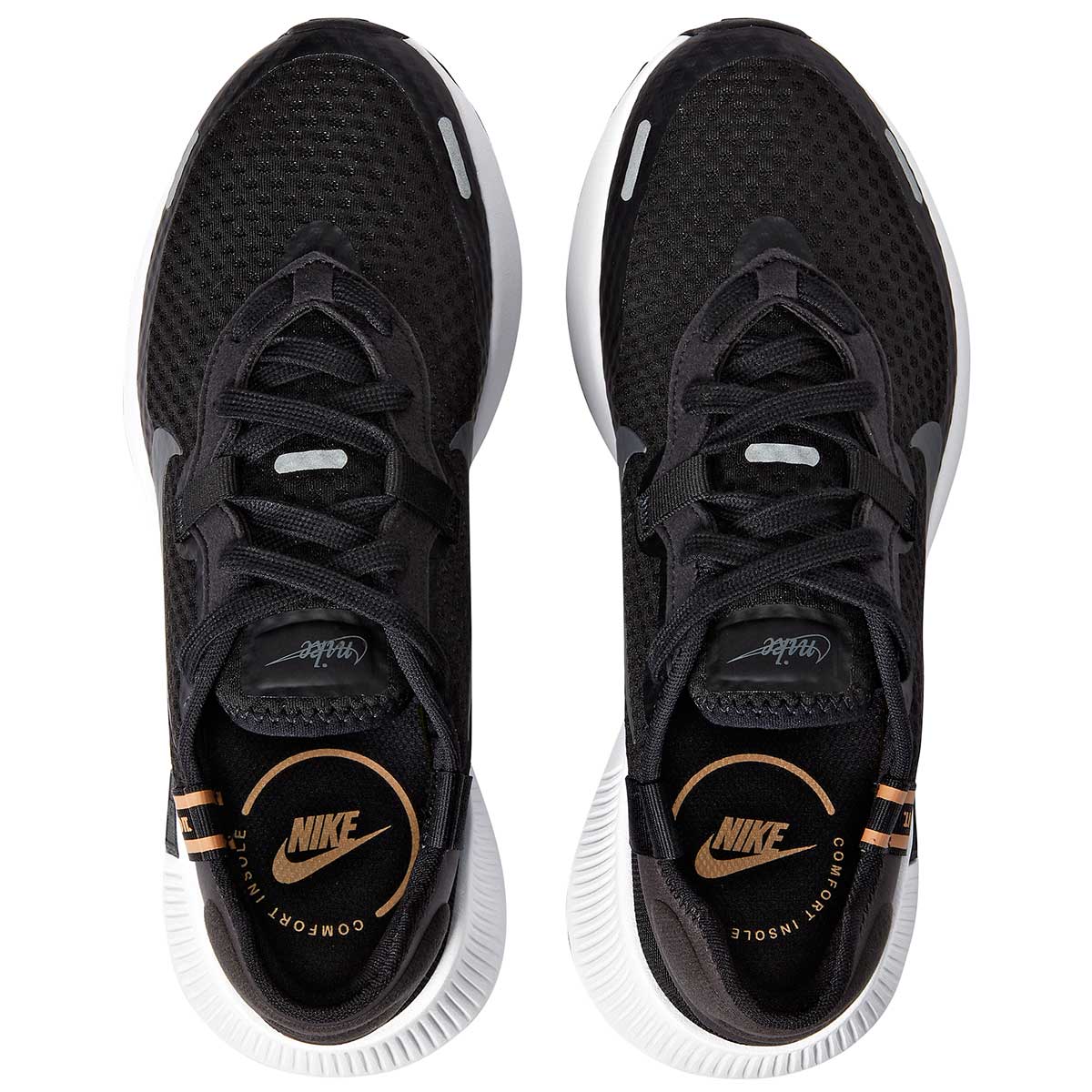 Tenis deportivos  Reposto Para Mujer Color Negro De Nike