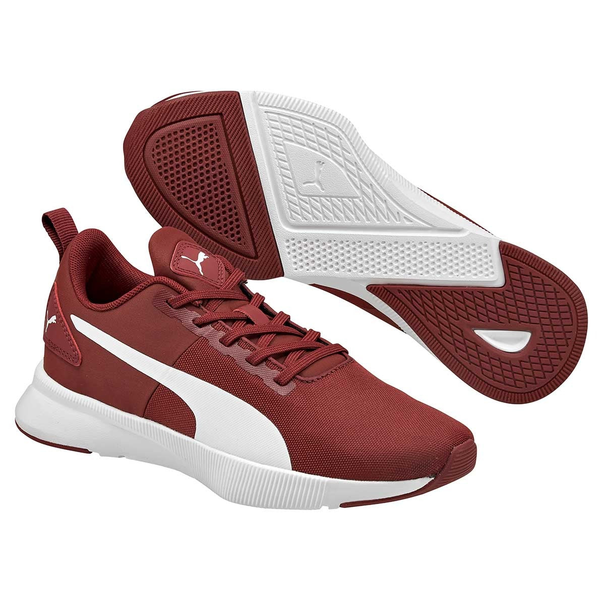 Tenis Flyer Runner Mesh Para Hombre Color Vino De Puma