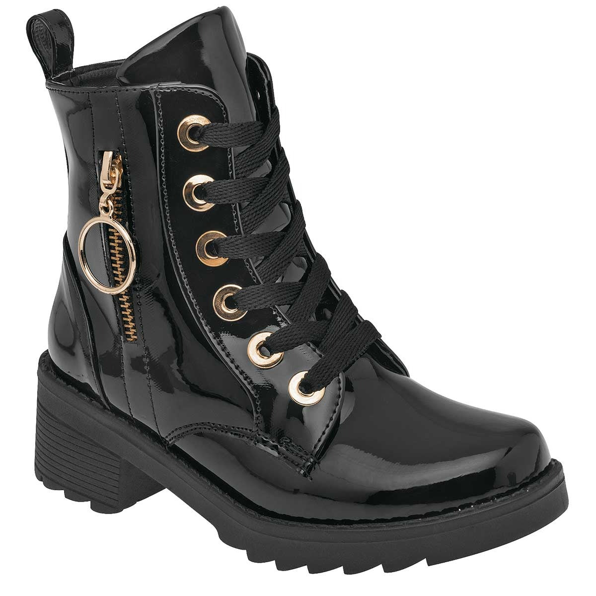 Botas casuales Exterior Piel sintética Color Negro De Charol Para Mujer De RBCOLLECTION