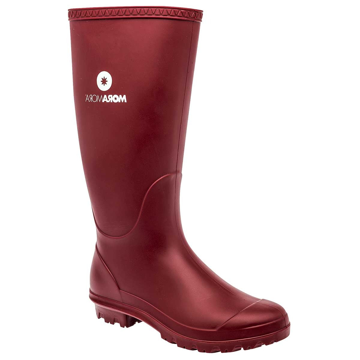 Botas de lluvia Exterior Sintético Color Vino Para Mujer De Moramora