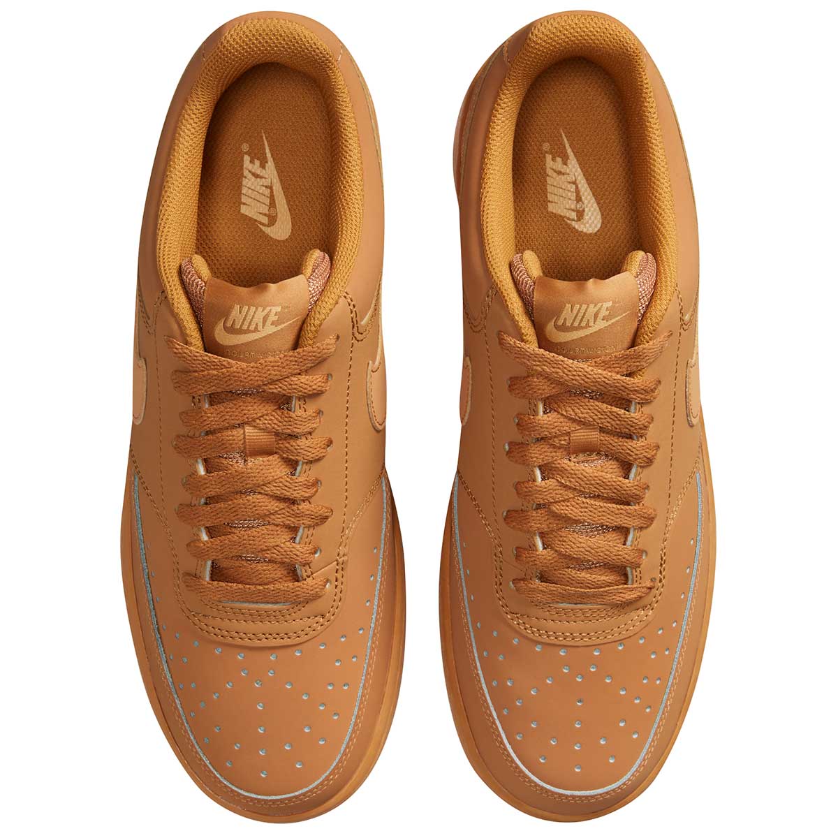 Tenis Court Vision Lo  Para Hombre Color Camel De Nike