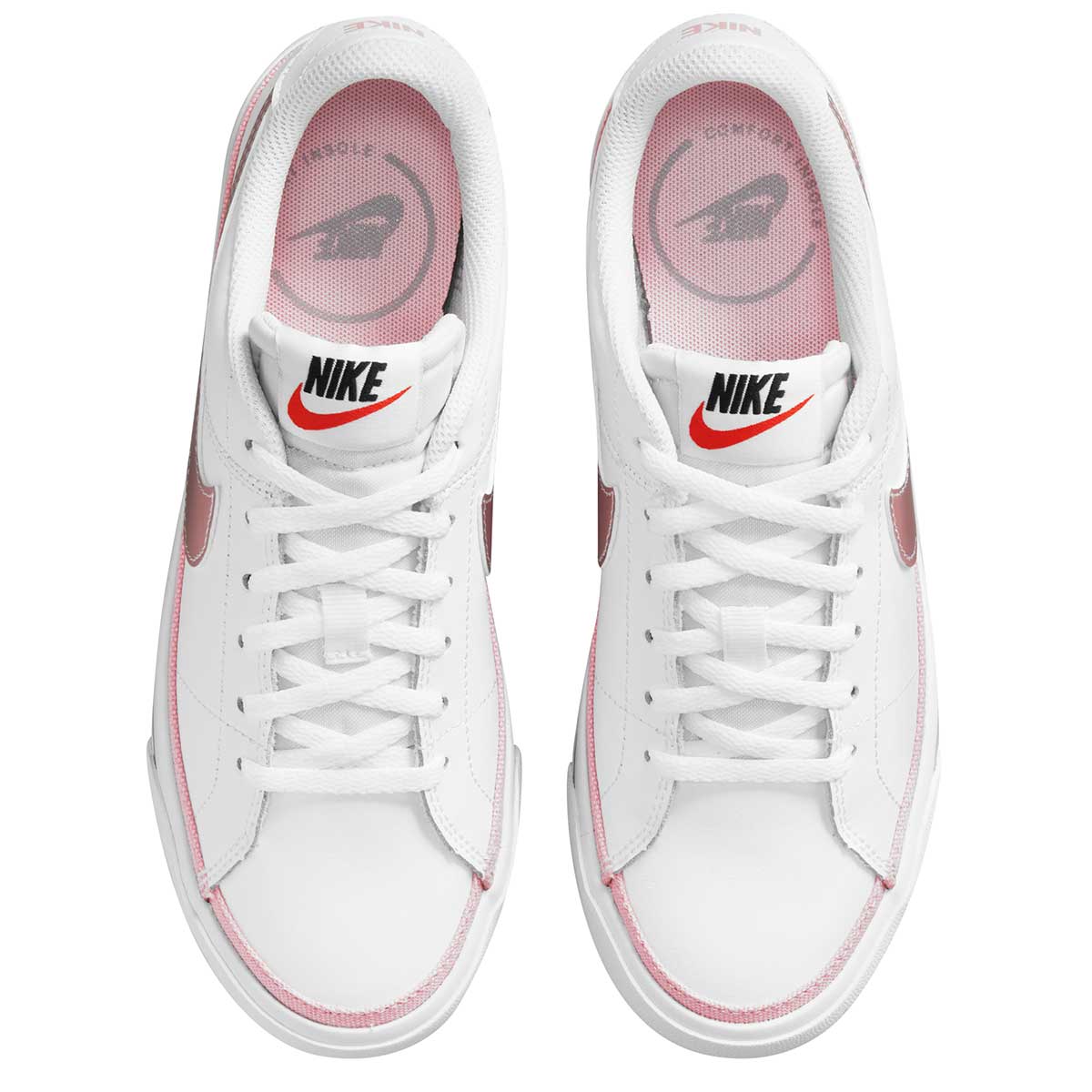 Tenis Court Legacy (BG) Para Mujer Color Blanco De Nike