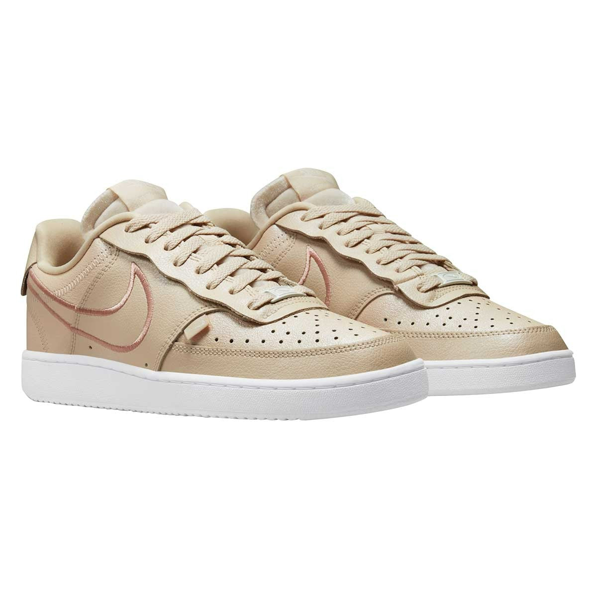 Tenis Court Vision Lo Prm Para Mujer Color Beige  De Nike