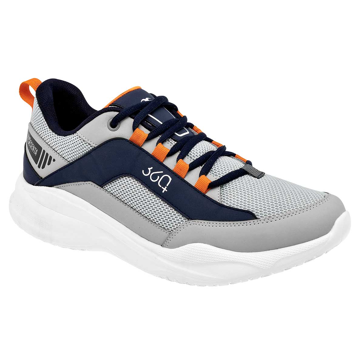 Tenis tipo deportivo Exterior Textil Color Gris Para Hombre De 360