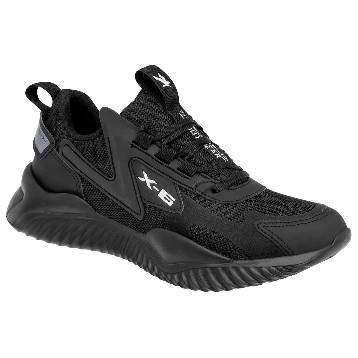 Tenis tipo deportivo Exterior Textil Color Negro Para Hombre De RBCOLLECTION