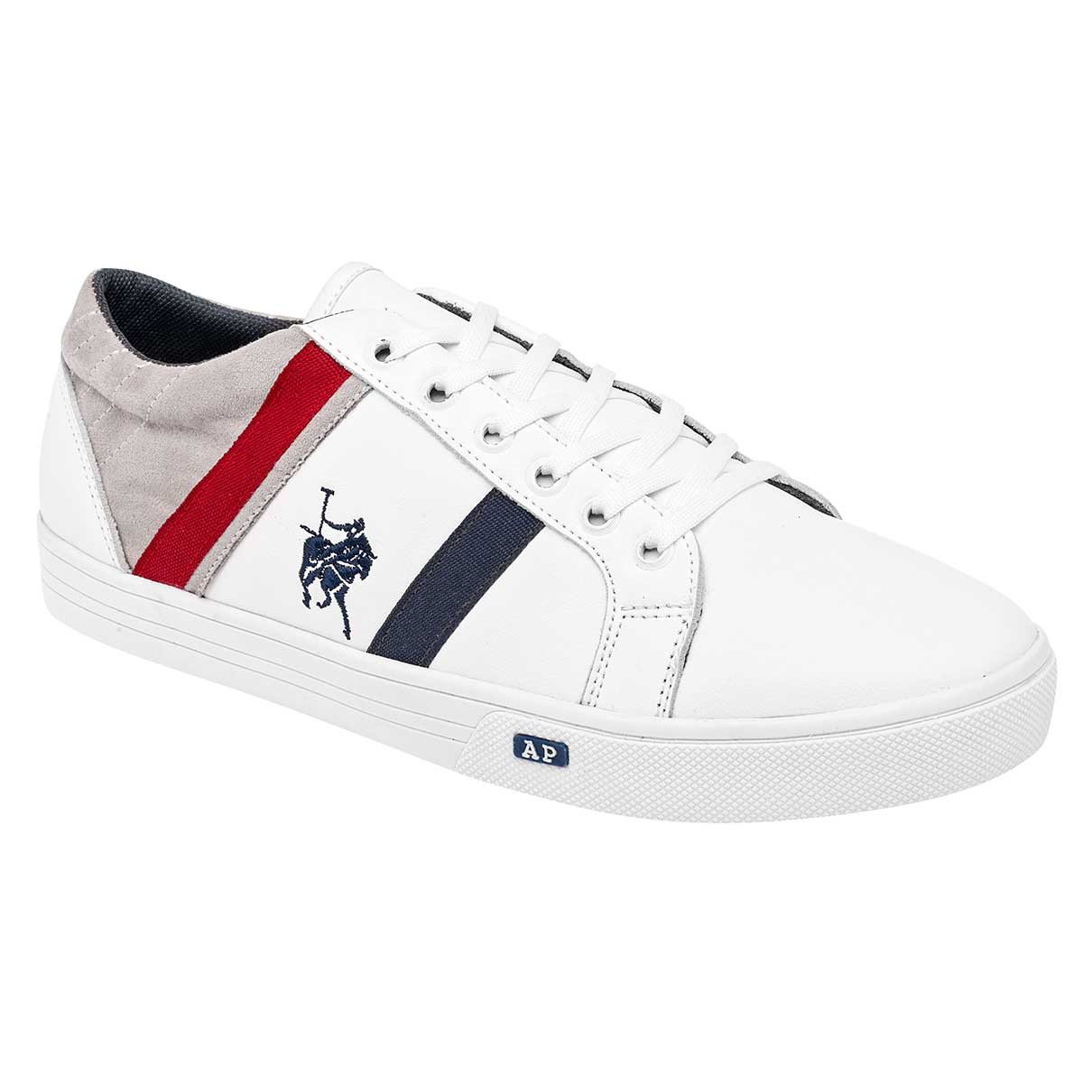 Tenis con cordones Exterior Sintético Color Blanco Para Hombre De American Polo