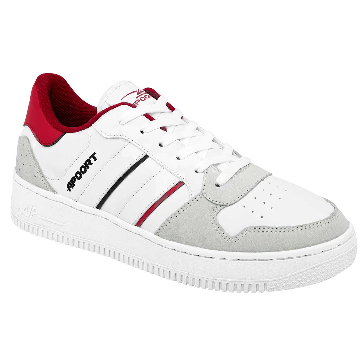 Tenis con cordones Exterior Sintético Color blanco Para Hombre De Apoort