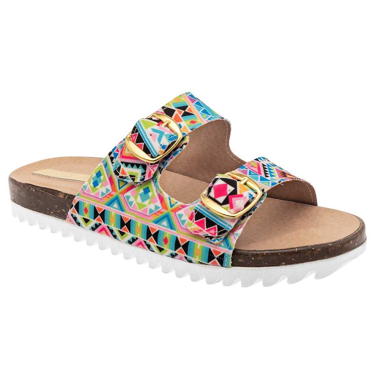 Sandalias de piso Exterior Sintético Color Multicolor Para Mujer De Moramora