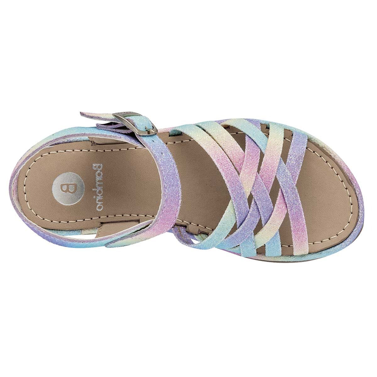 Sandalias Exterior Sintético Color Blanco Para Niña De Bambino