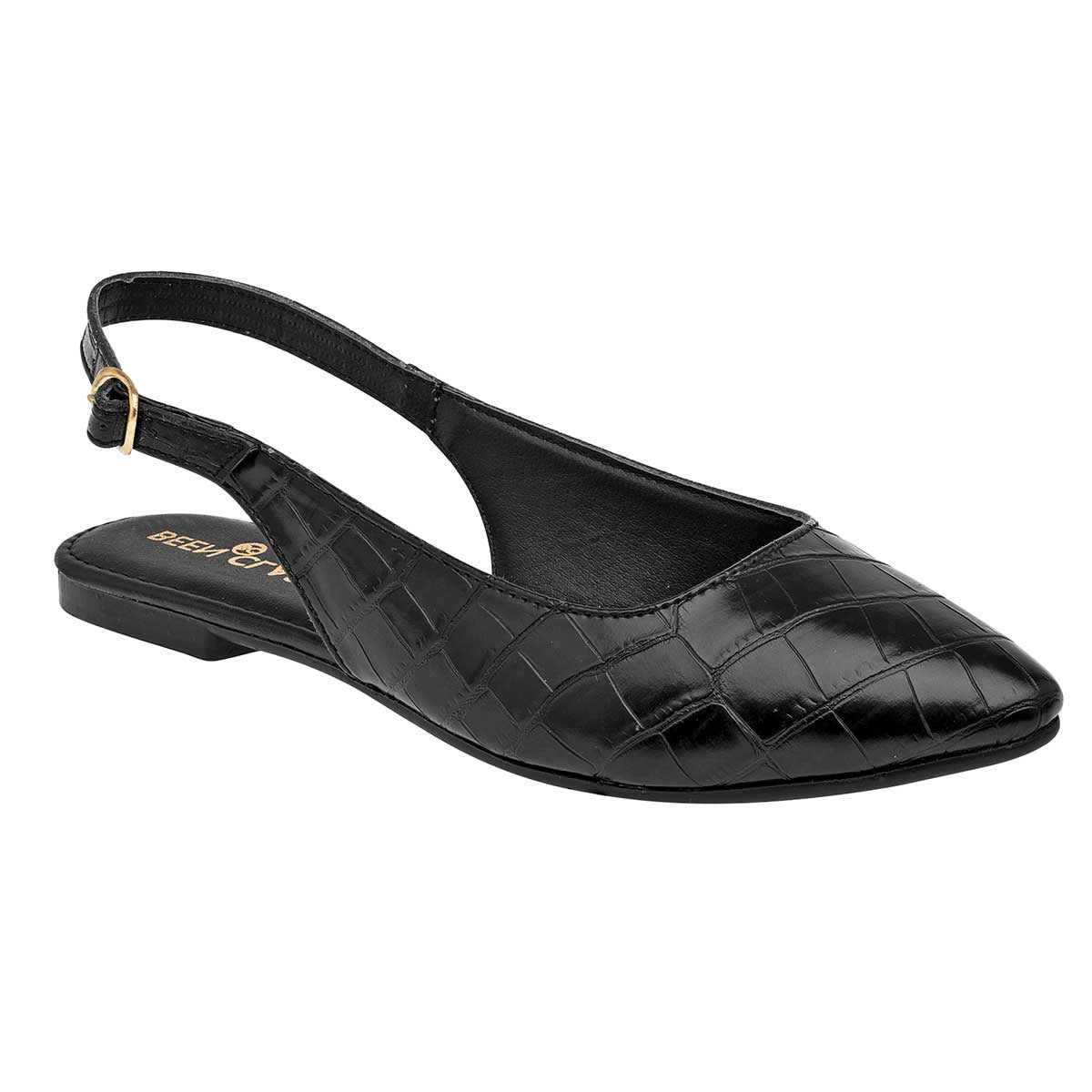 Flats puntales Exterior Piel sintética Color Negro Para Mujer De Been Class