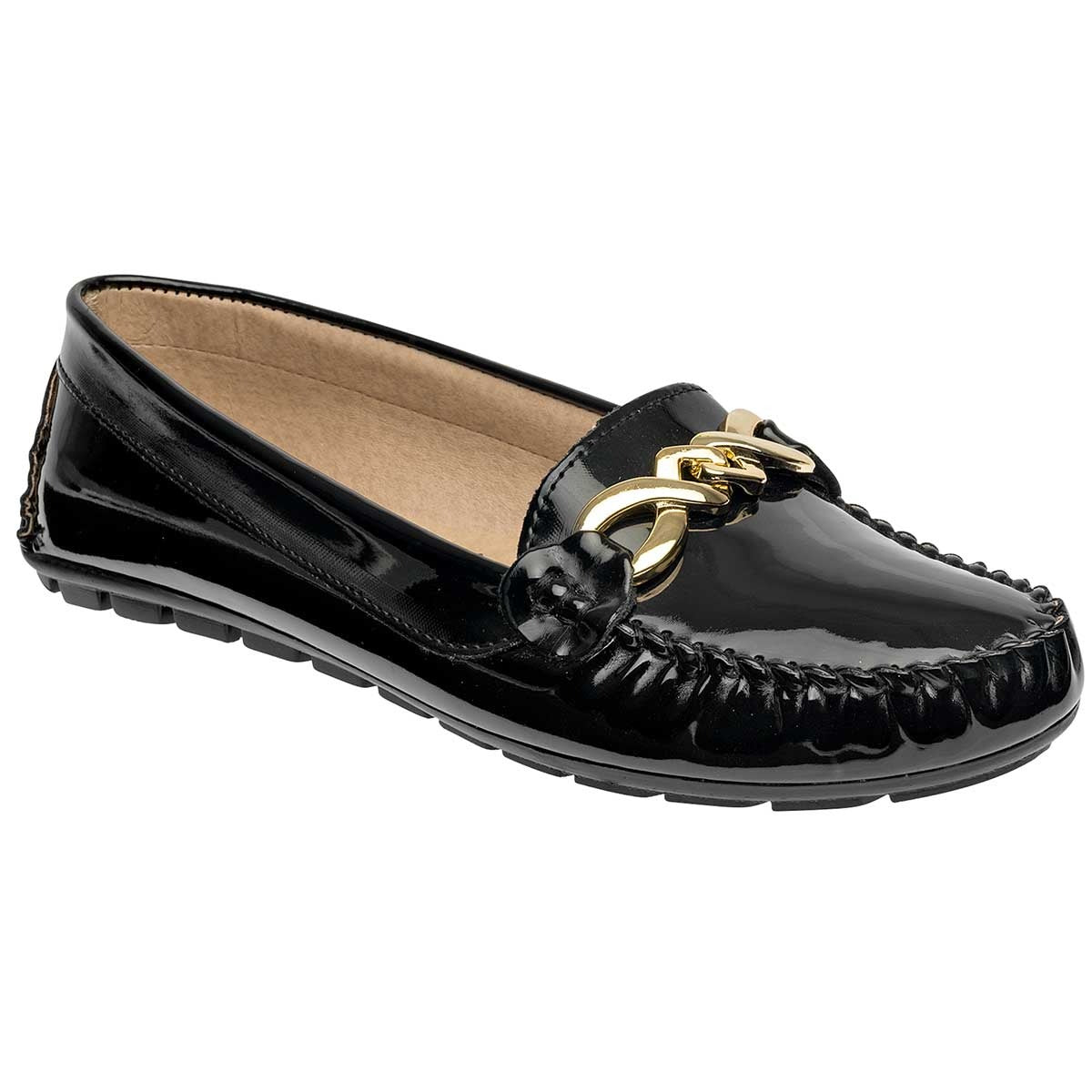 Mocasines Exterior Piel sintética Color Negro De Charol Para Mujer De Been Class