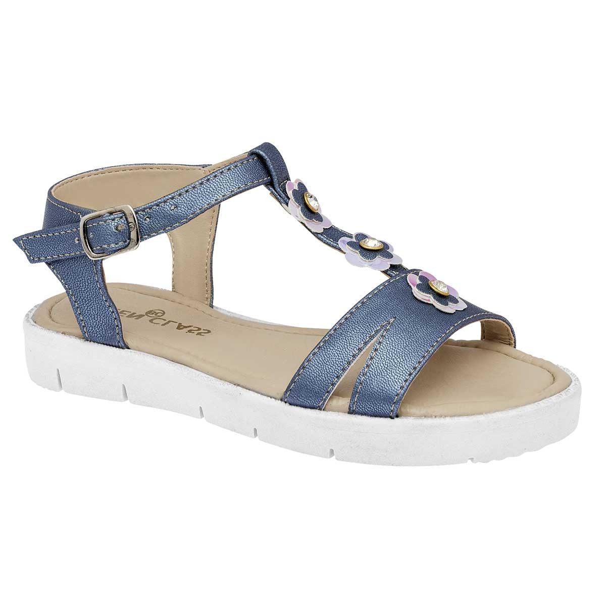 Sandalias Exterior Sintético Color Azul Para Niña De Been Class