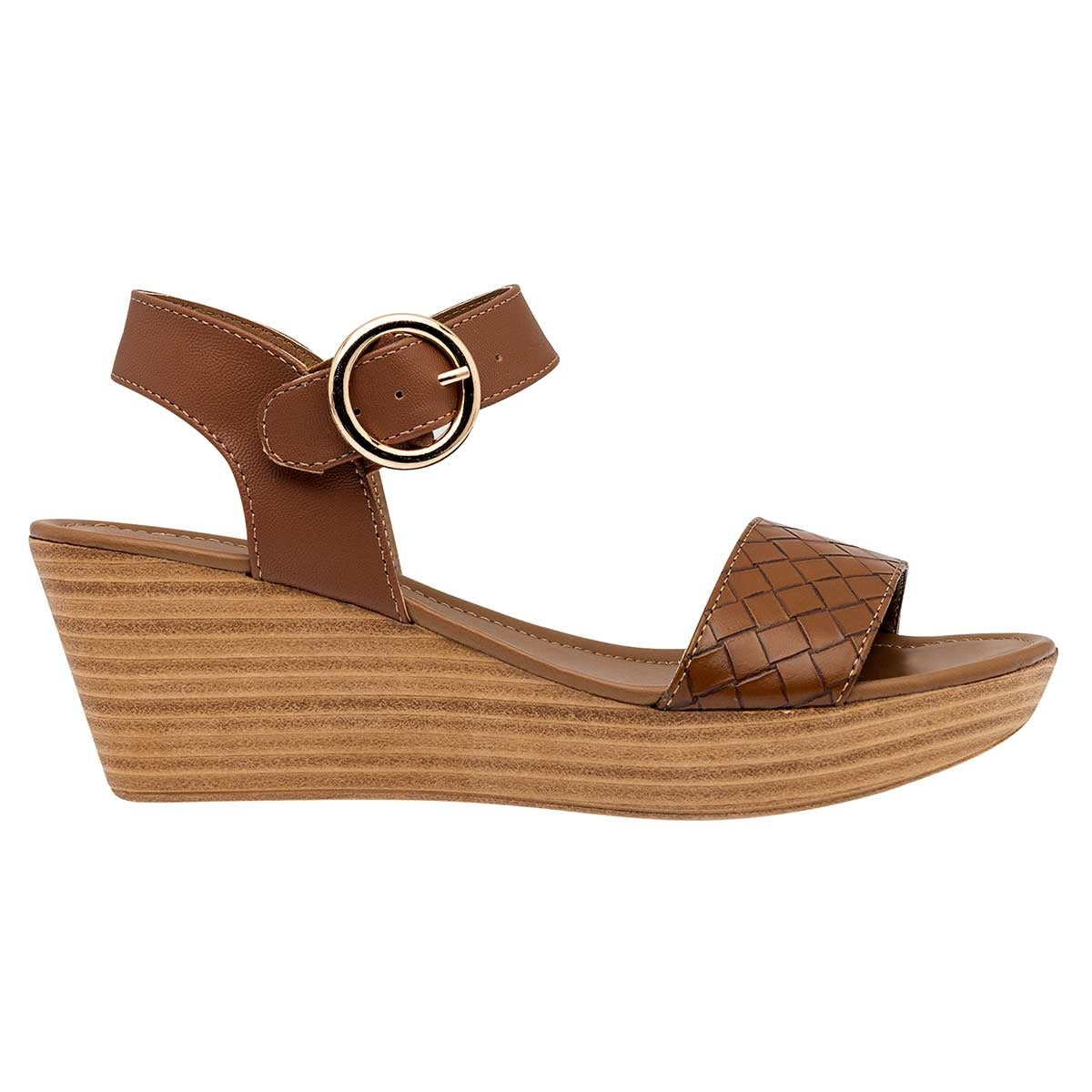 Sandalias con plataforma Exterior Sintético Color Camel Para Mujer De Been Class