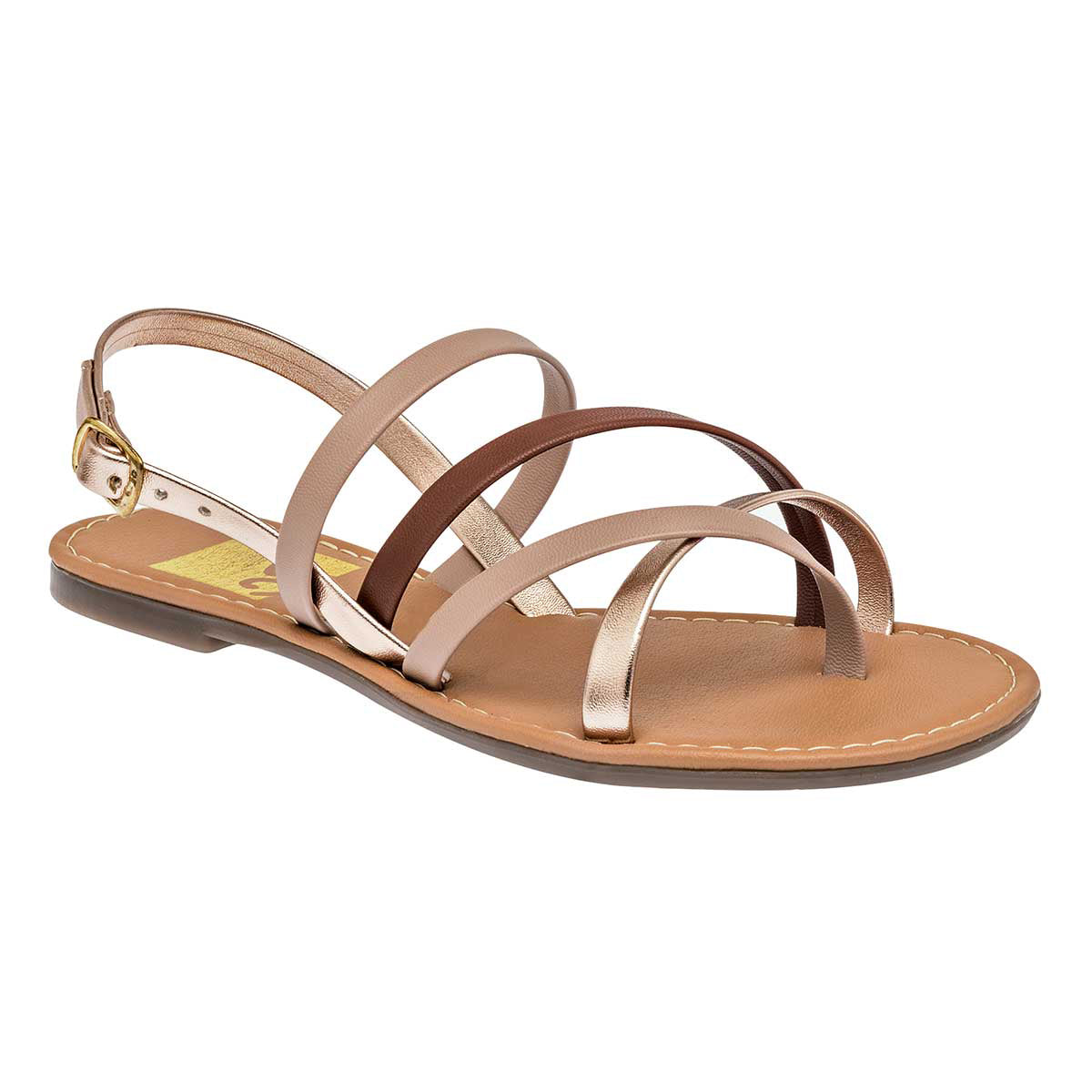 Sandalias de piso Exterior Piel sintética Color Beige Para Mujer De BEEN CLASS