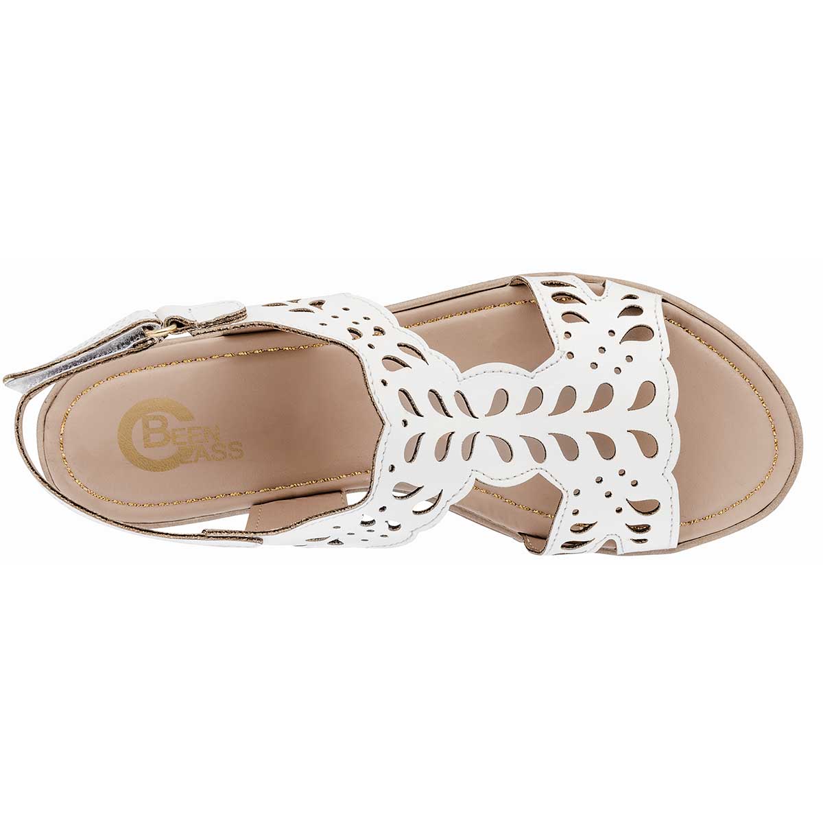 Sandalias con plataforma Exterior Sintético Color Blanco Para Mujer De Been Class