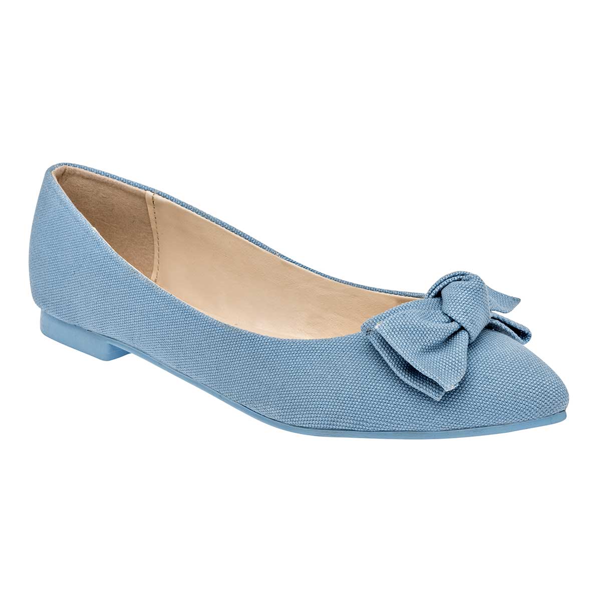 Flats puntales Exterior Piel sintética Color Azul Para Mujer De Been Class