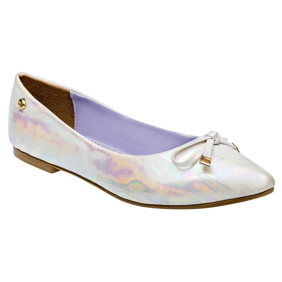 Flats puntales Exterior Piel sintética Color Blanco Para Mujer De Been Class